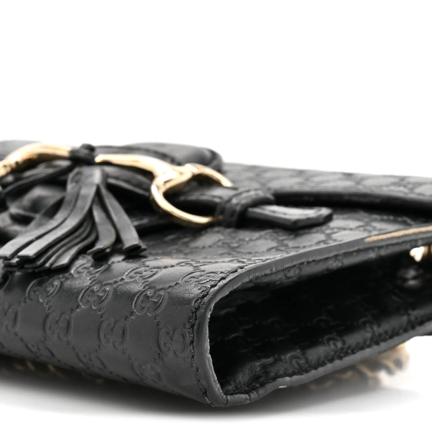 Microguccissima Mini Emily Chain Shoulder Bag Black - Image 9