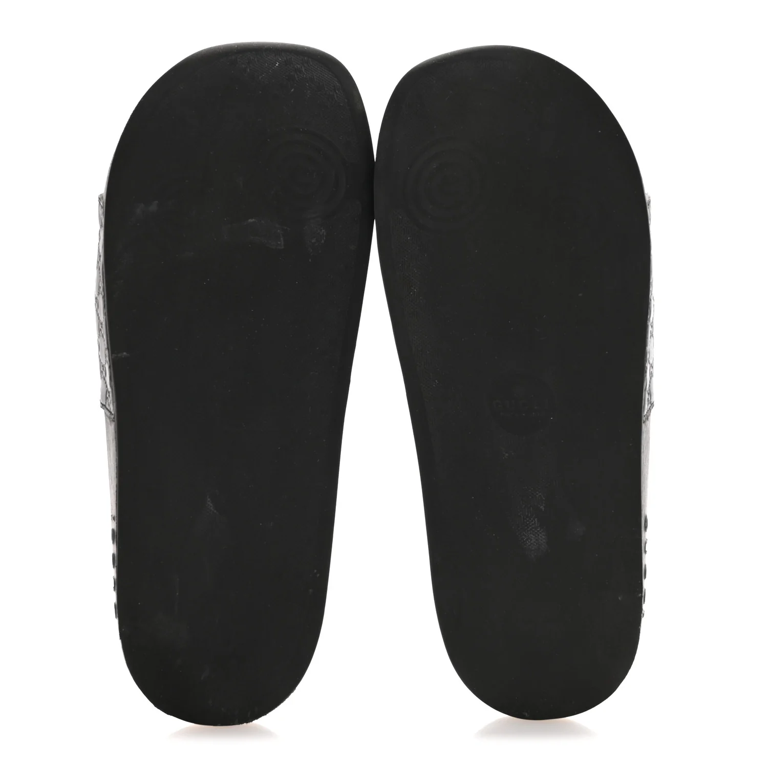 Microguccissima Slide Sandals 39 Black - Image 6