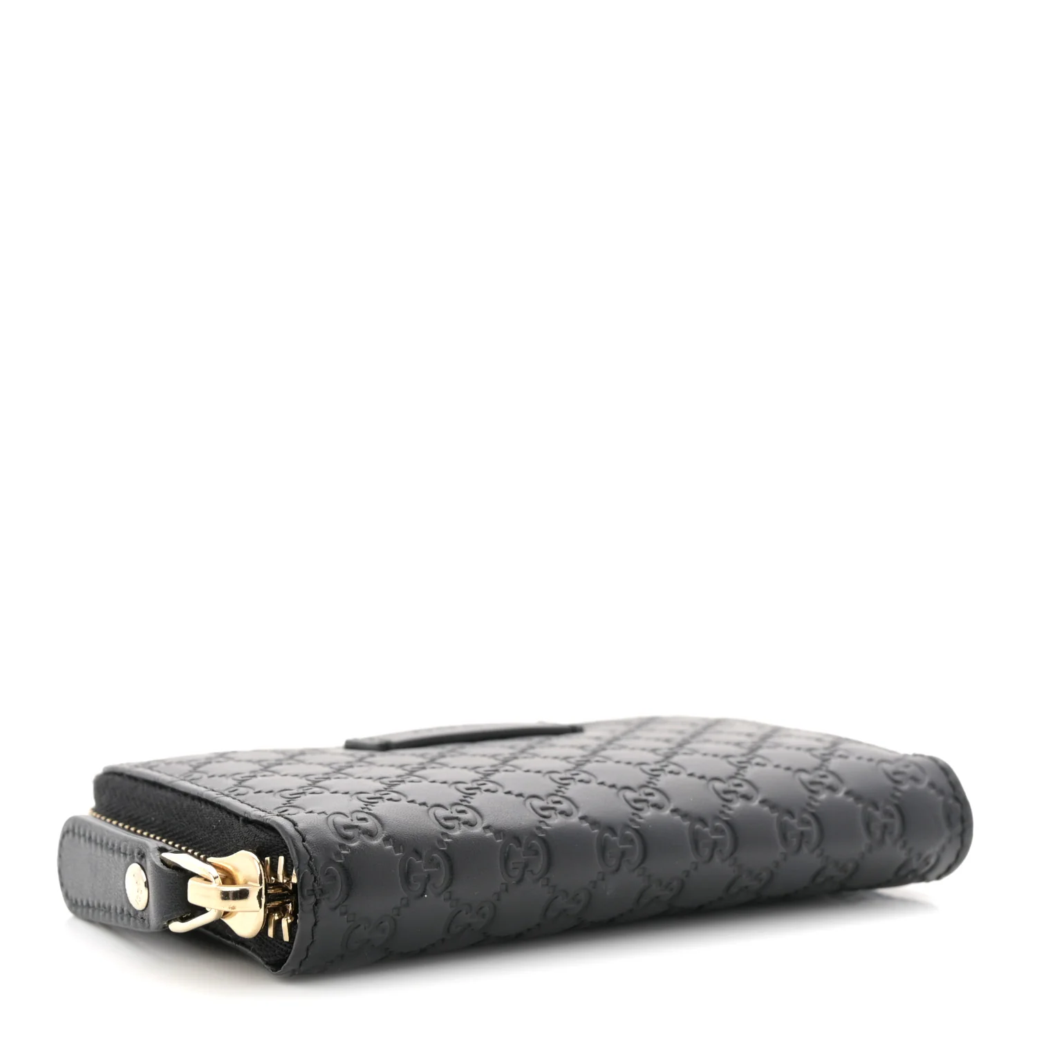 Microguccissima Zip Around Card Case Black - Image 4