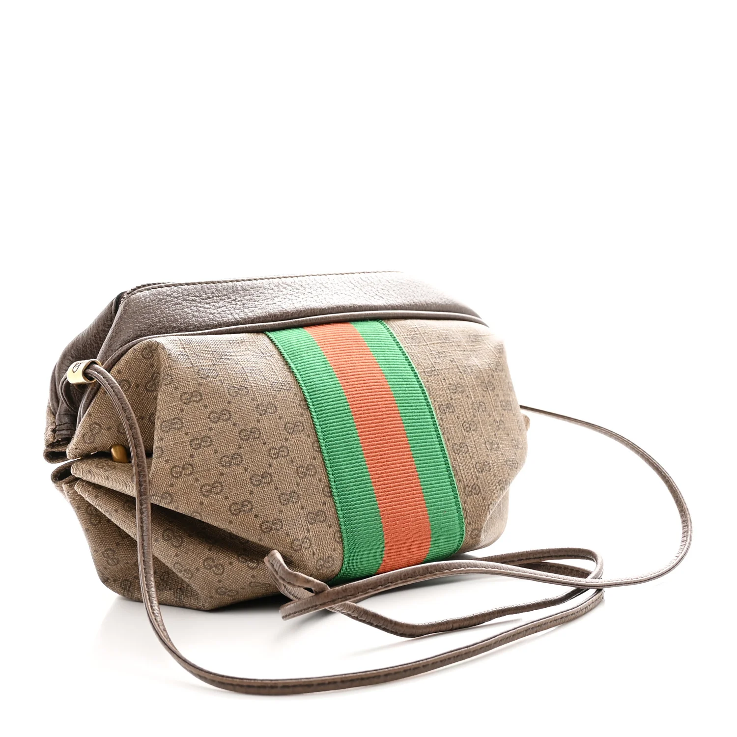 Mini Vintage GG Supreme Monogram Web Butterfly New Candy Crossbody Beige New Acero - Image 3