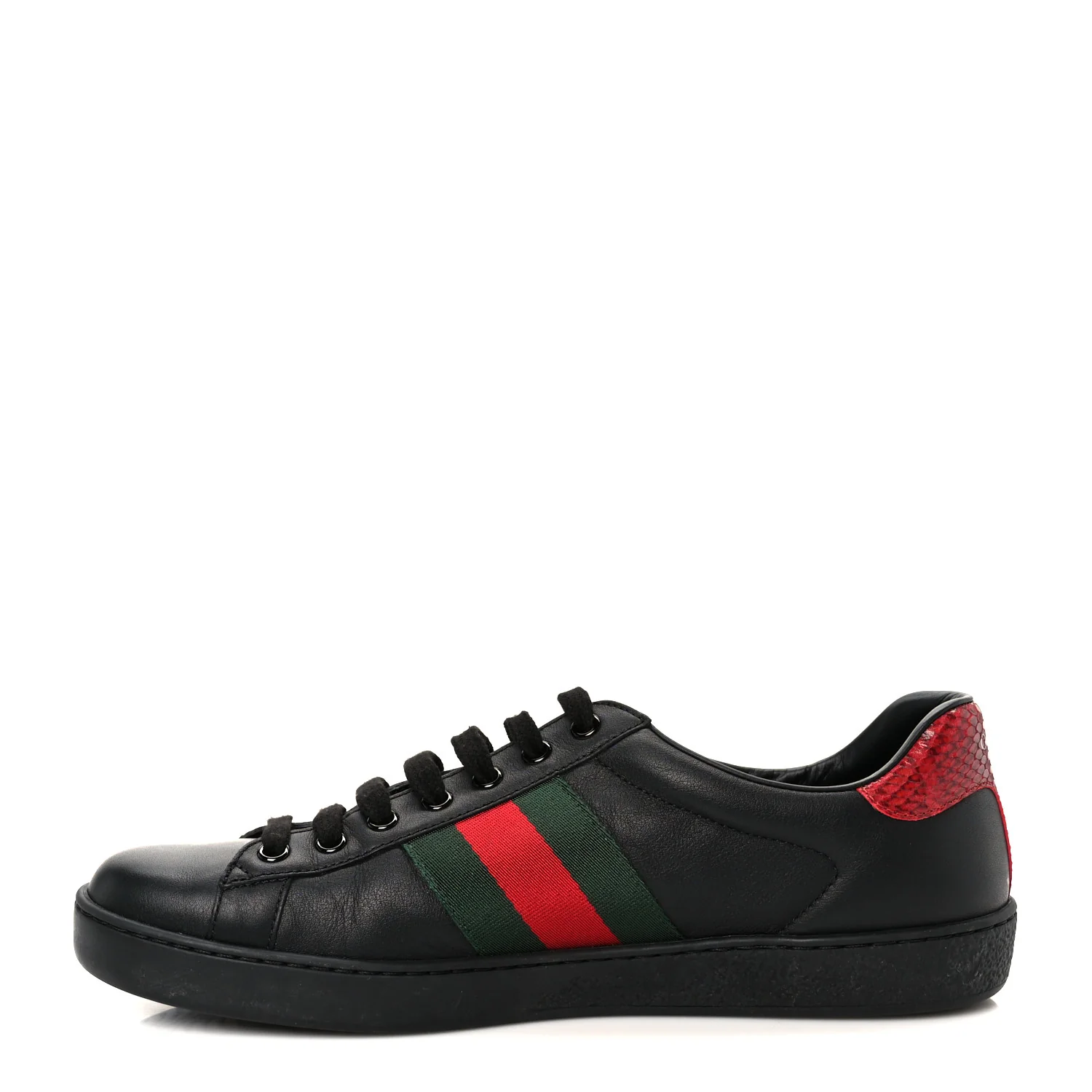 Miro Soft Calfskin Ayers Web Mens Ace Sneakers 7.5 Black Rosso