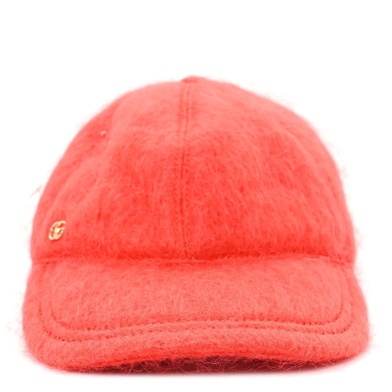 Mohair GG Lauren Baseball Hat L Orange - Image 3