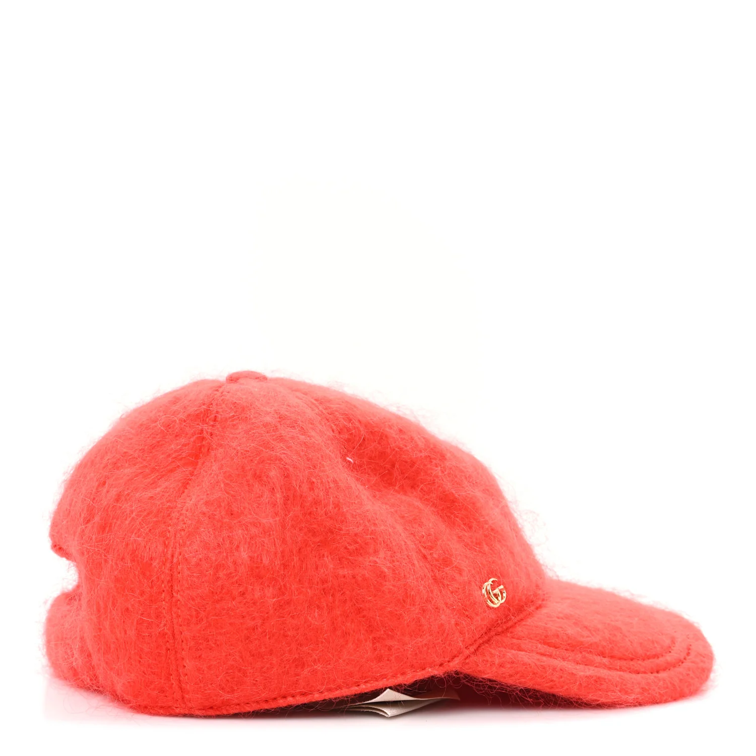 Mohair GG Lauren Baseball Hat L Orange - Image 6