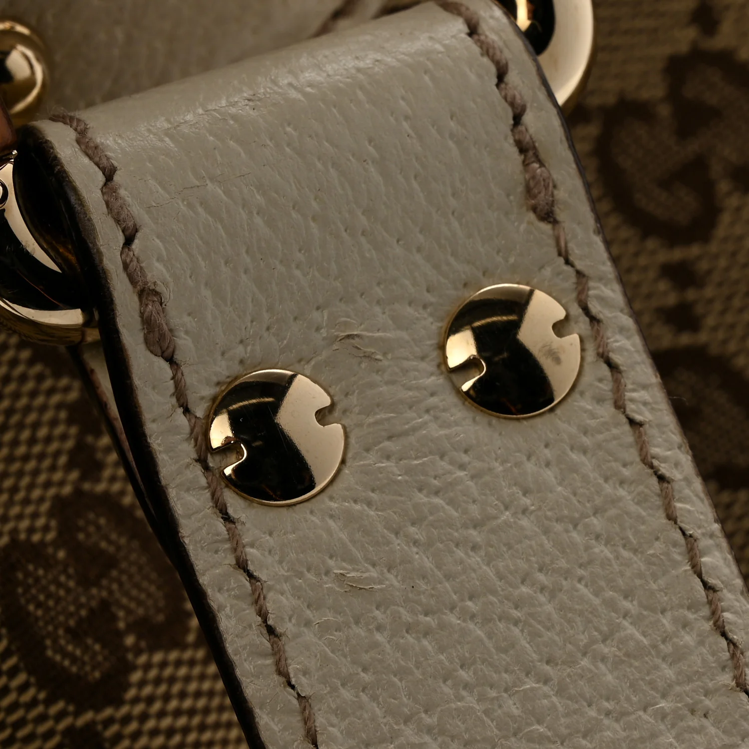 Monogram Bamboo Tote Off White - Image 13