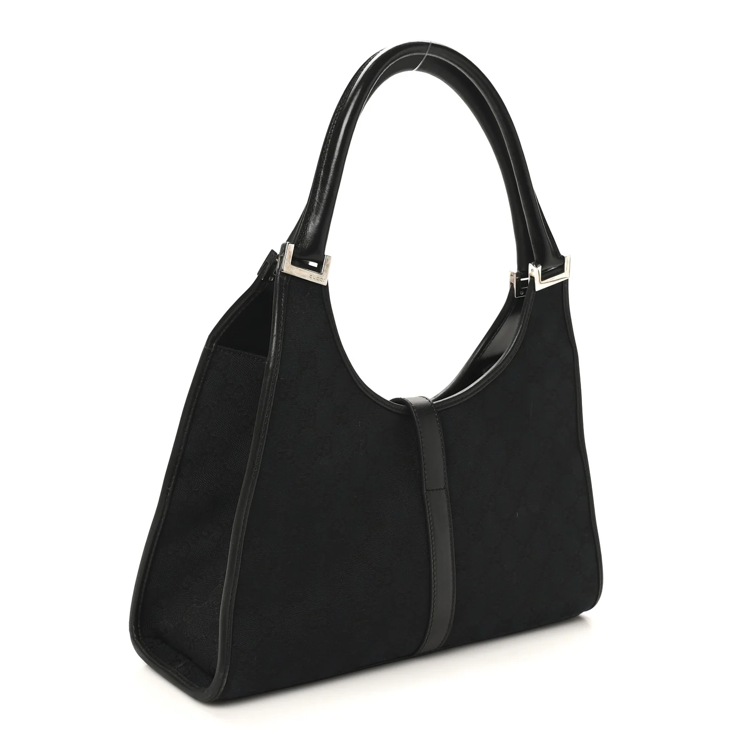 Monogram Bardot Shoulder Bag Black - Image 3