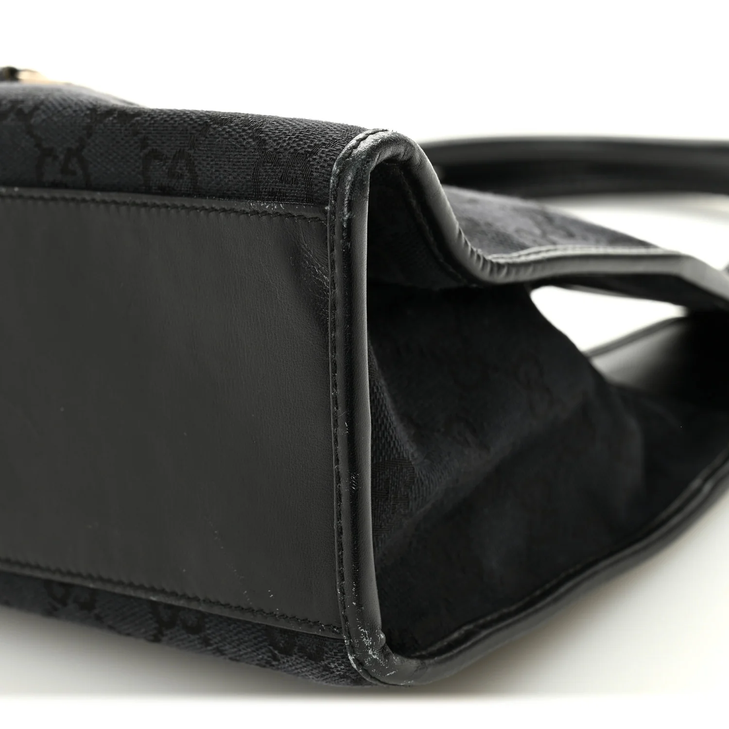 Monogram Bardot Shoulder Bag Black - Image 10