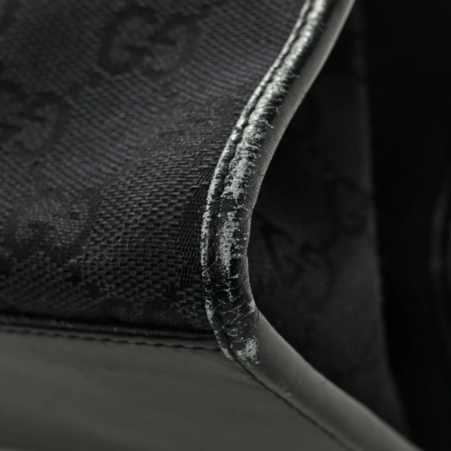Monogram Bardot Shoulder Bag Black - Image 13