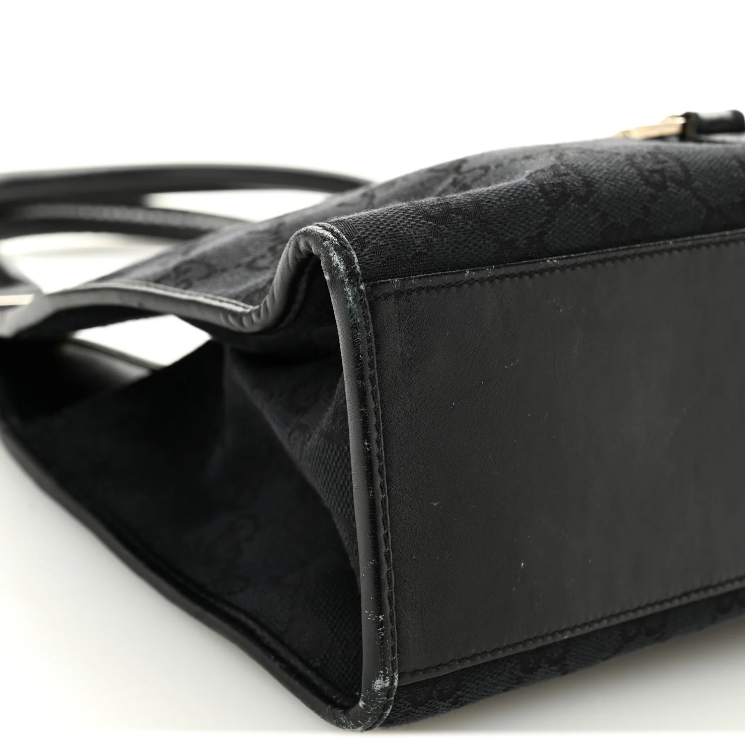 Monogram Bardot Shoulder Bag Black - Image 9