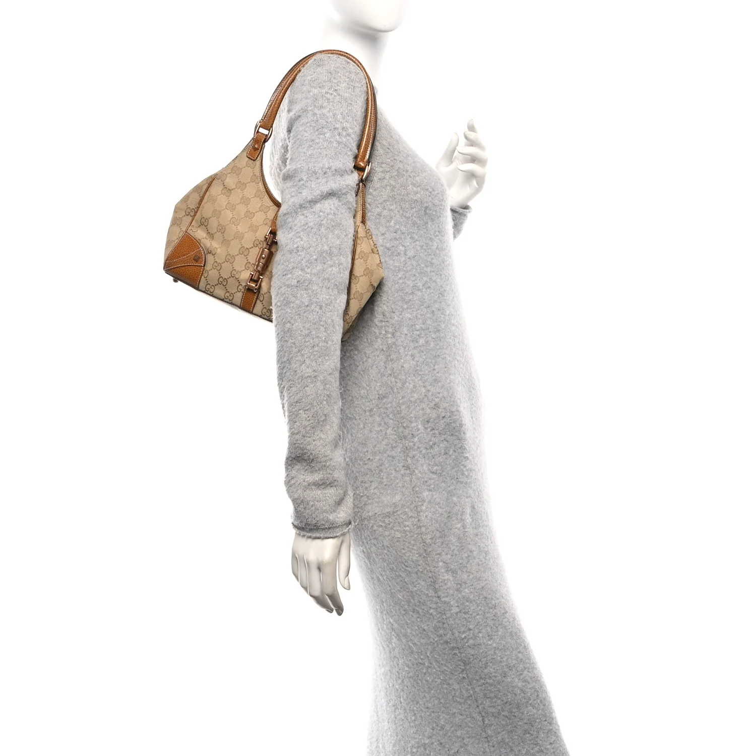 Monogram Calfskin Bardot Shoulder Bag - Image 2
