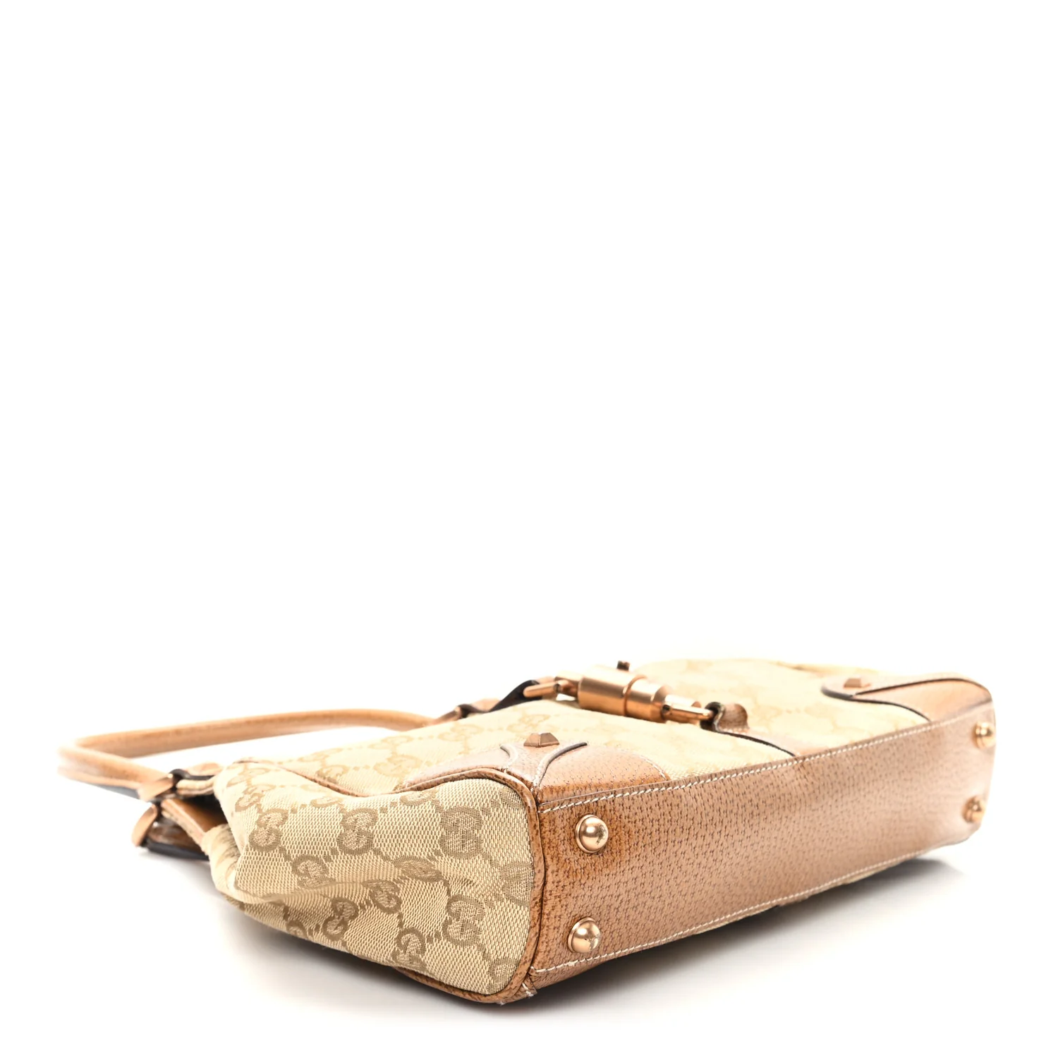 Monogram Calfskin Bardot Shoulder Bag - Image 4