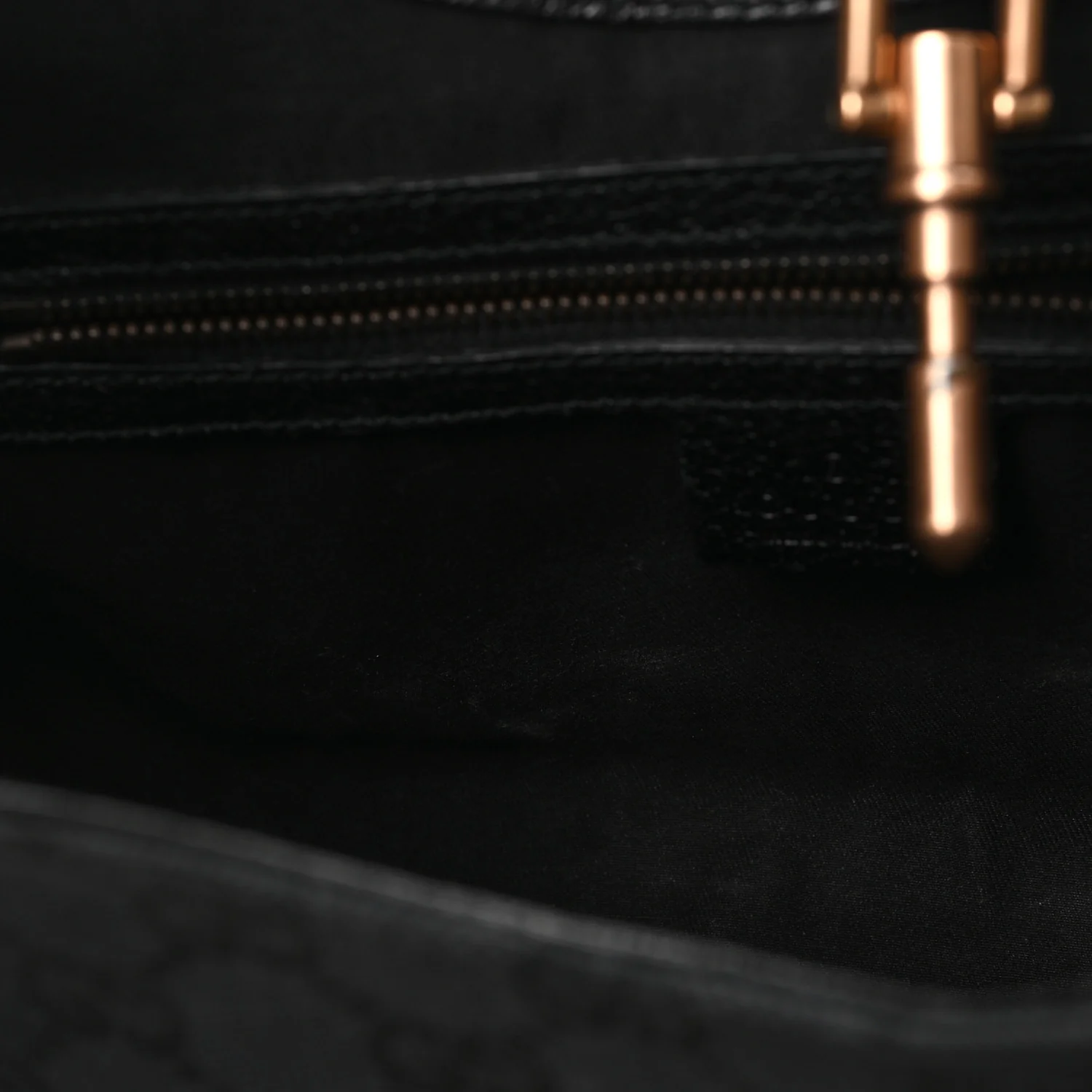Monogram Calfskin Large Bardot Tote Black - Image 13