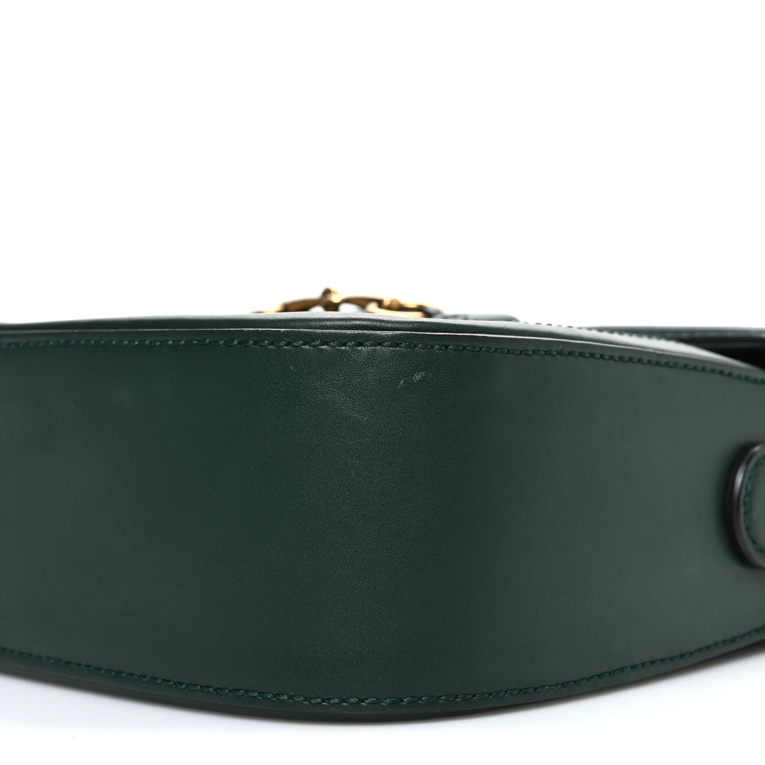 Monogram Calfskin Medium Lady Web Shoulder Bag Beige Green - Image 10