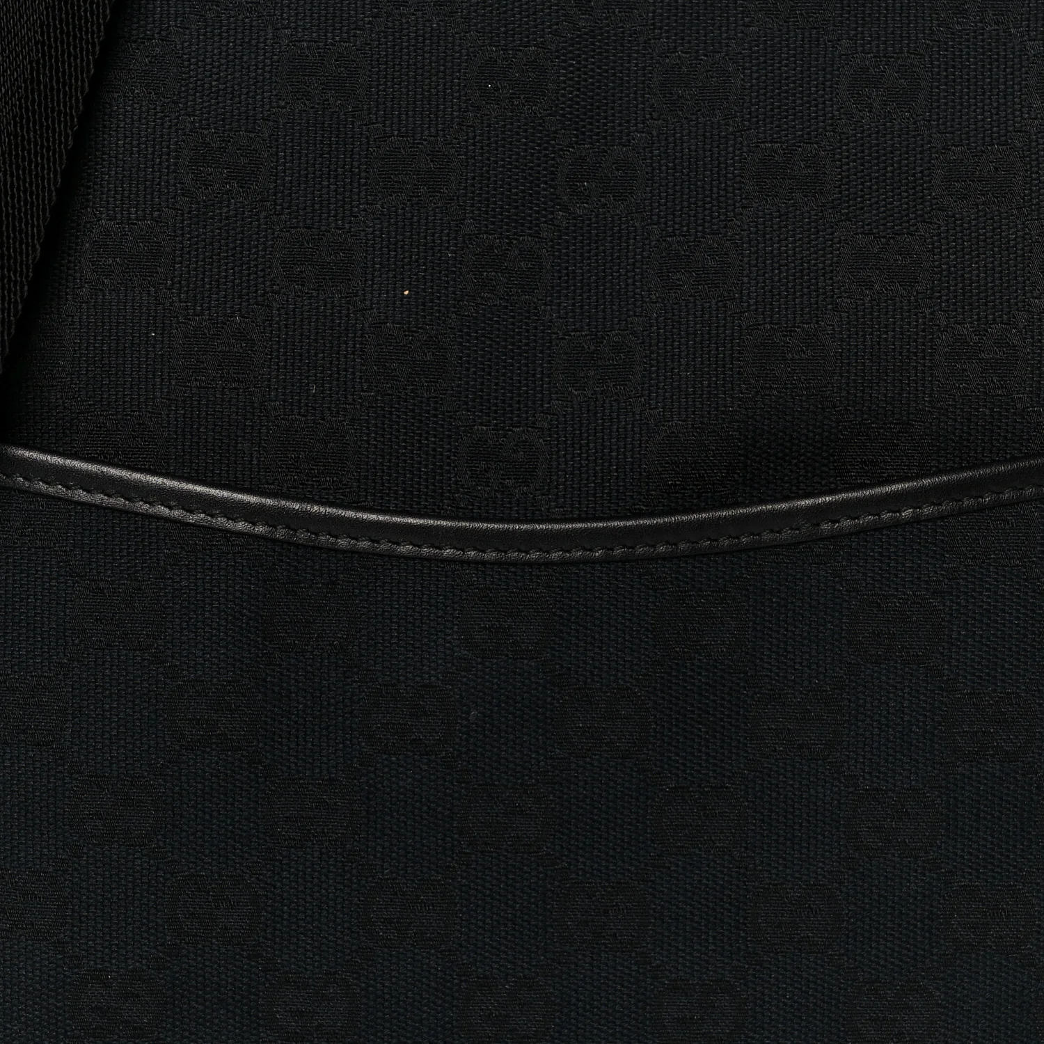 Monogram Calfskin Perforated Medium Flat Messenger Bag Black - Image 9