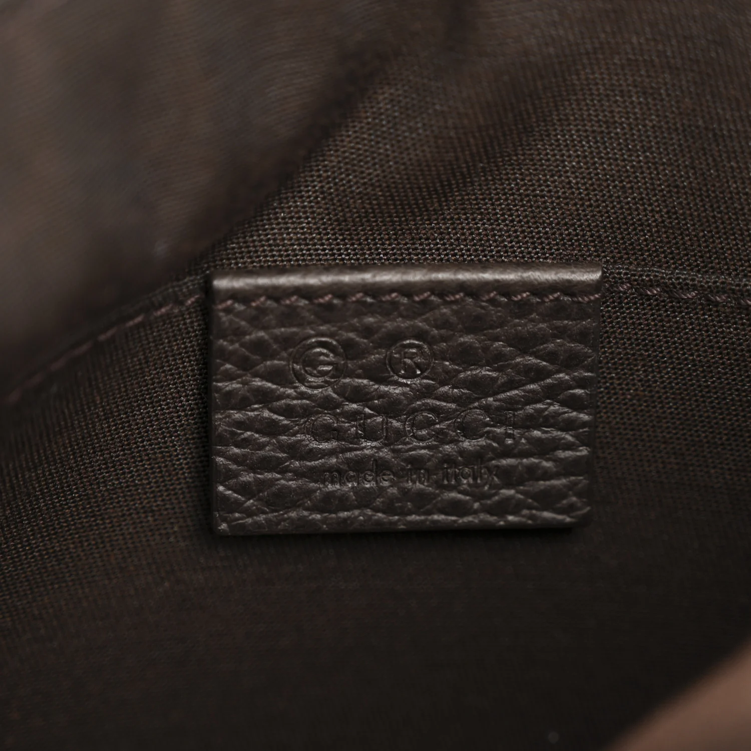 Monogram Calfskin Small Flat Messenger Bag Dark Brown - Image 6
