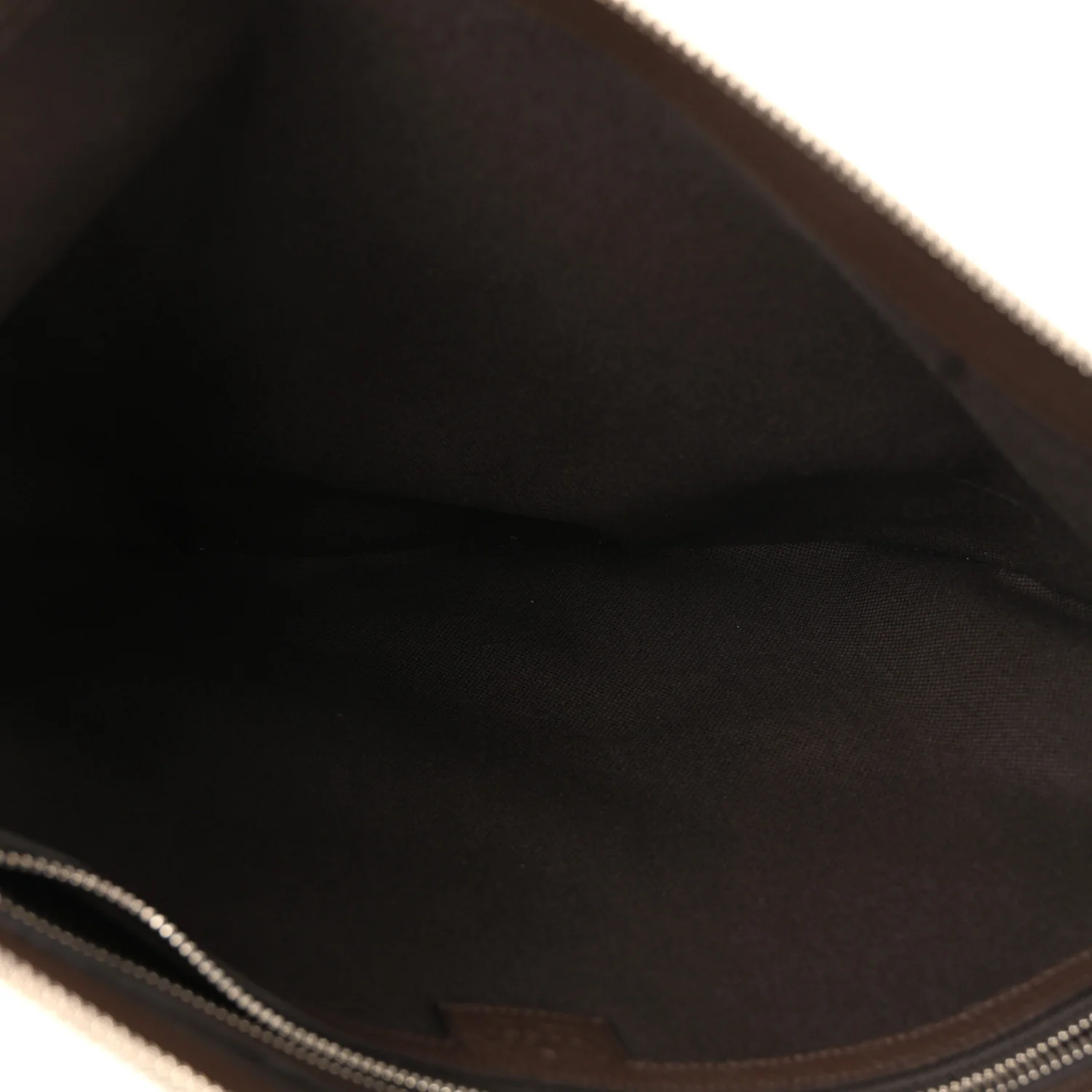 Monogram Calfskin Web Medium B Shoulder Bag Beige Brown - Image 5