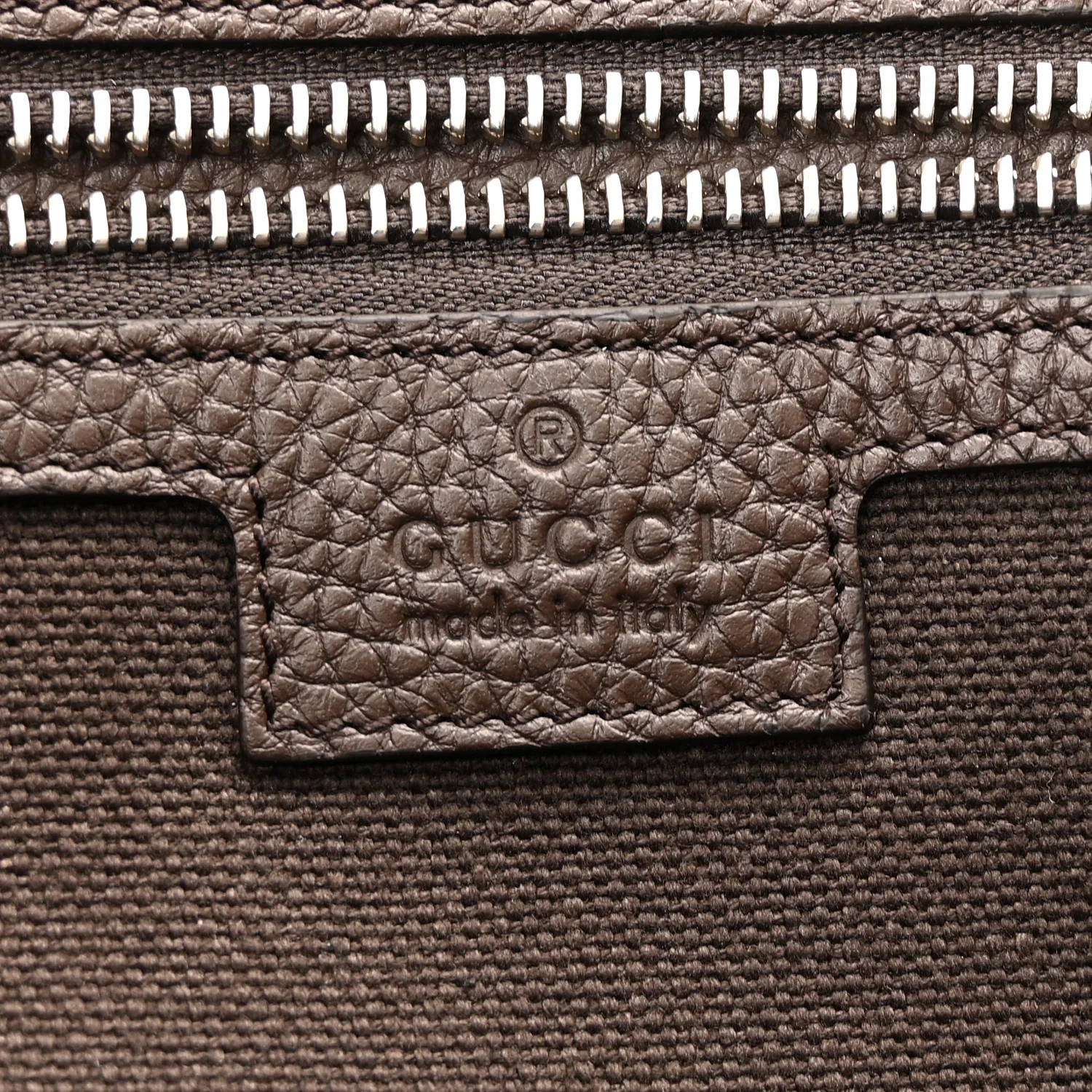 Monogram Calfskin Web Medium B Shoulder Bag Beige Brown - Image 7