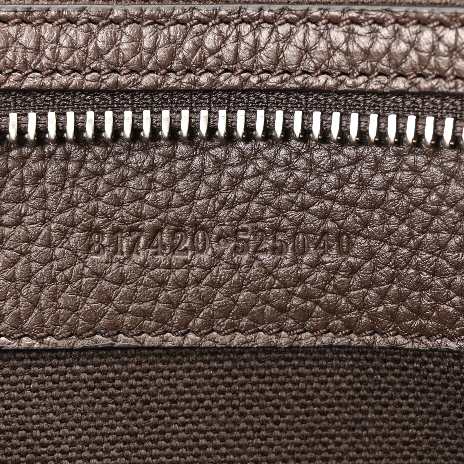 Monogram Calfskin Web Medium B Shoulder Bag Beige Brown - Image 8