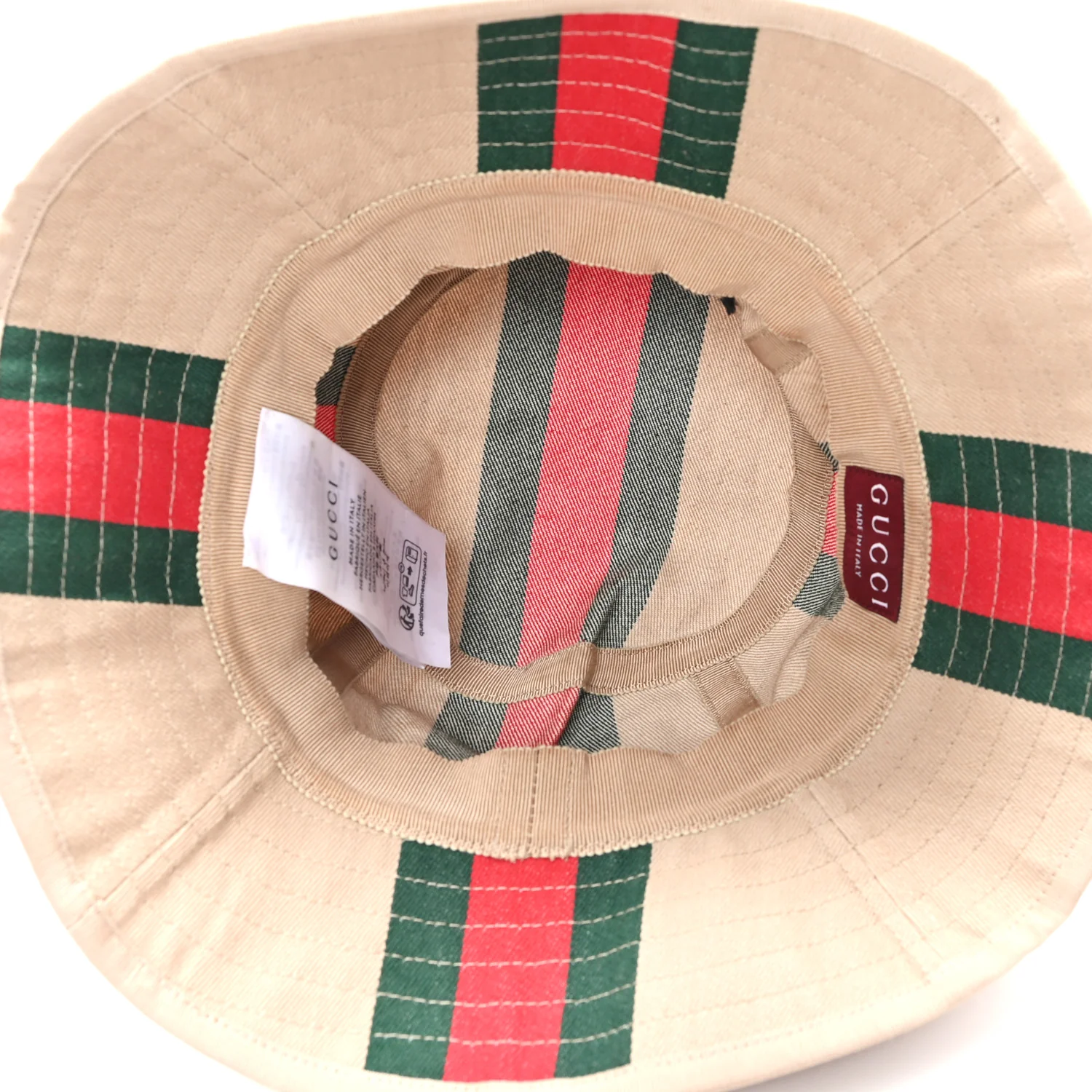 Monogram Canvas Web Bucket Hat XL Beige - Image 7