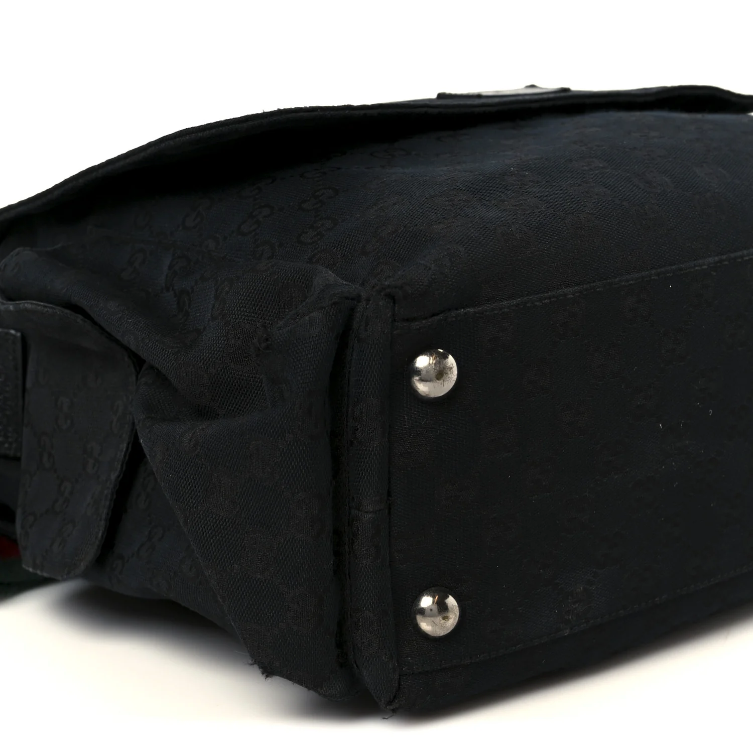Monogram Diaper Messenger Bag Black - Image 10