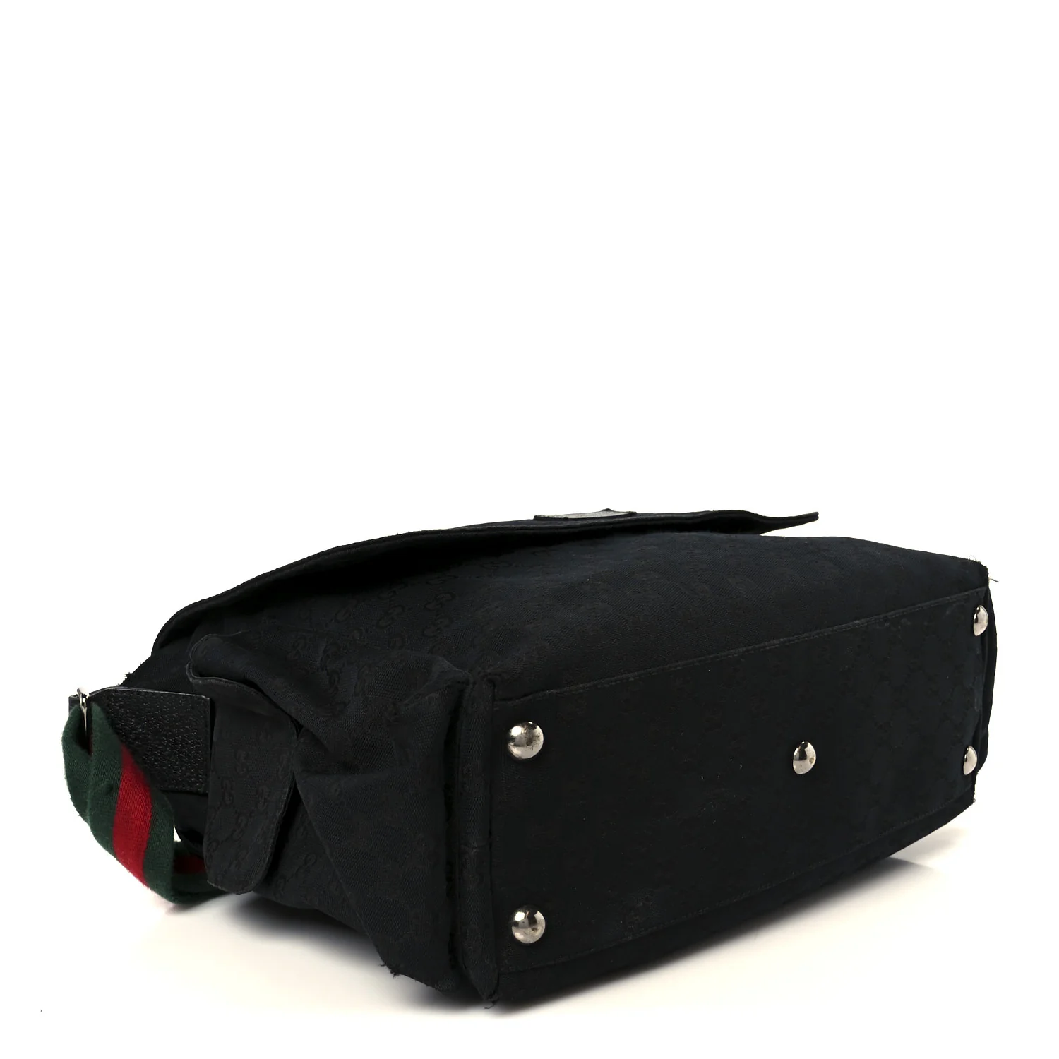 Monogram Diaper Messenger Bag Black - Image 4