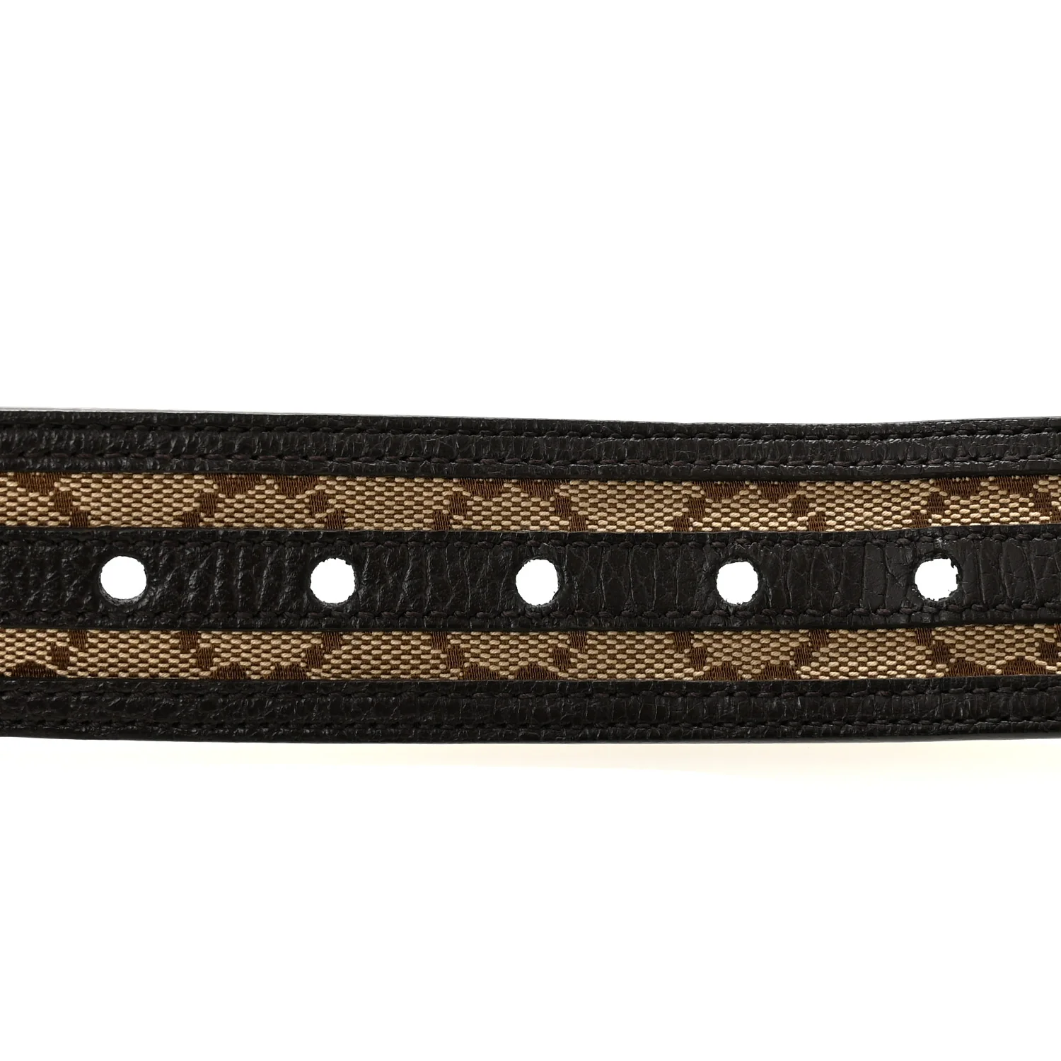 Monogram Dollar Calfskin 40mm Belt 80 32 Beige Ebony Testa Di Moro - Image 3