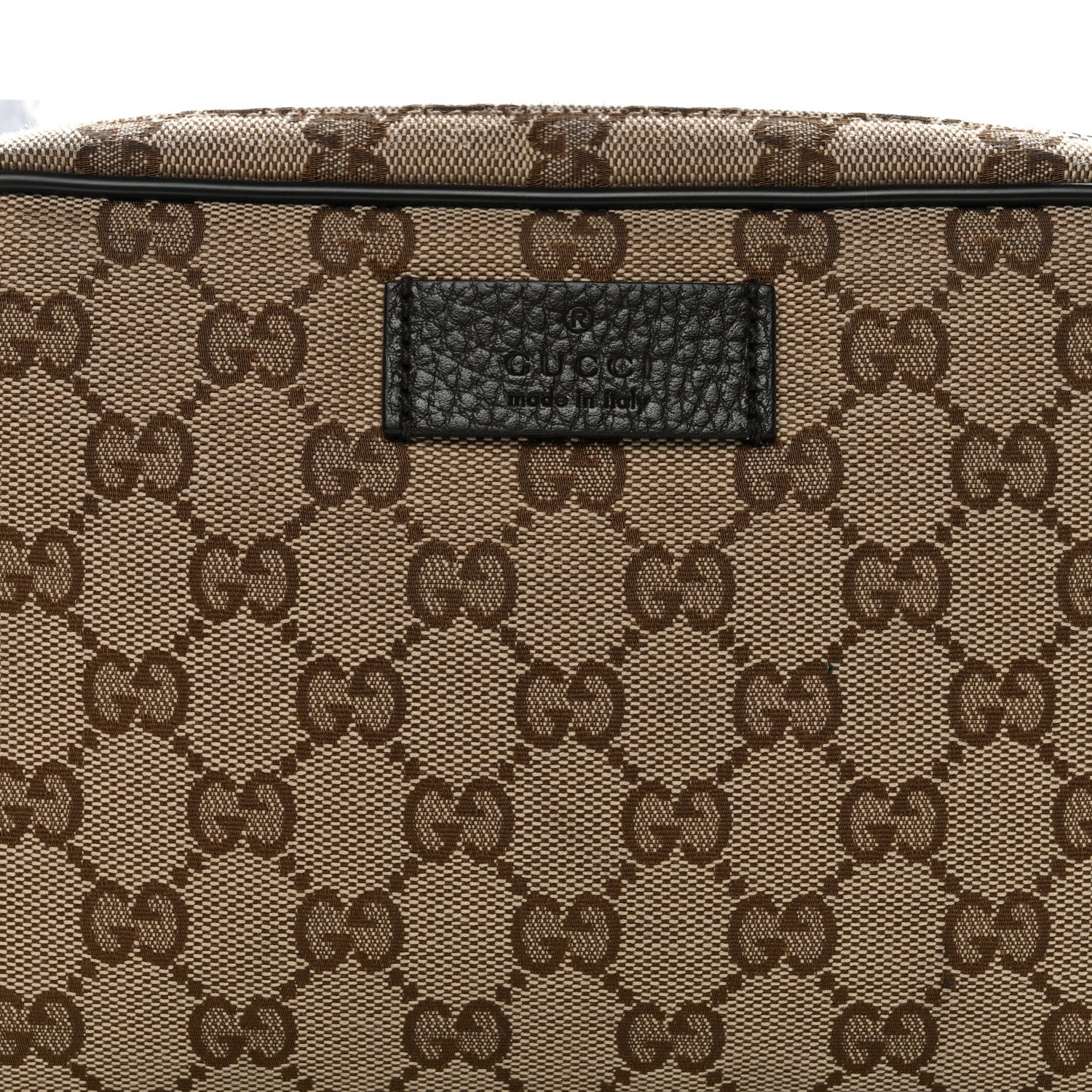 Monogram Dollar Calfskin Belt Bag Beige Ebony Testa di Moro Marrone Scuro - Image 8