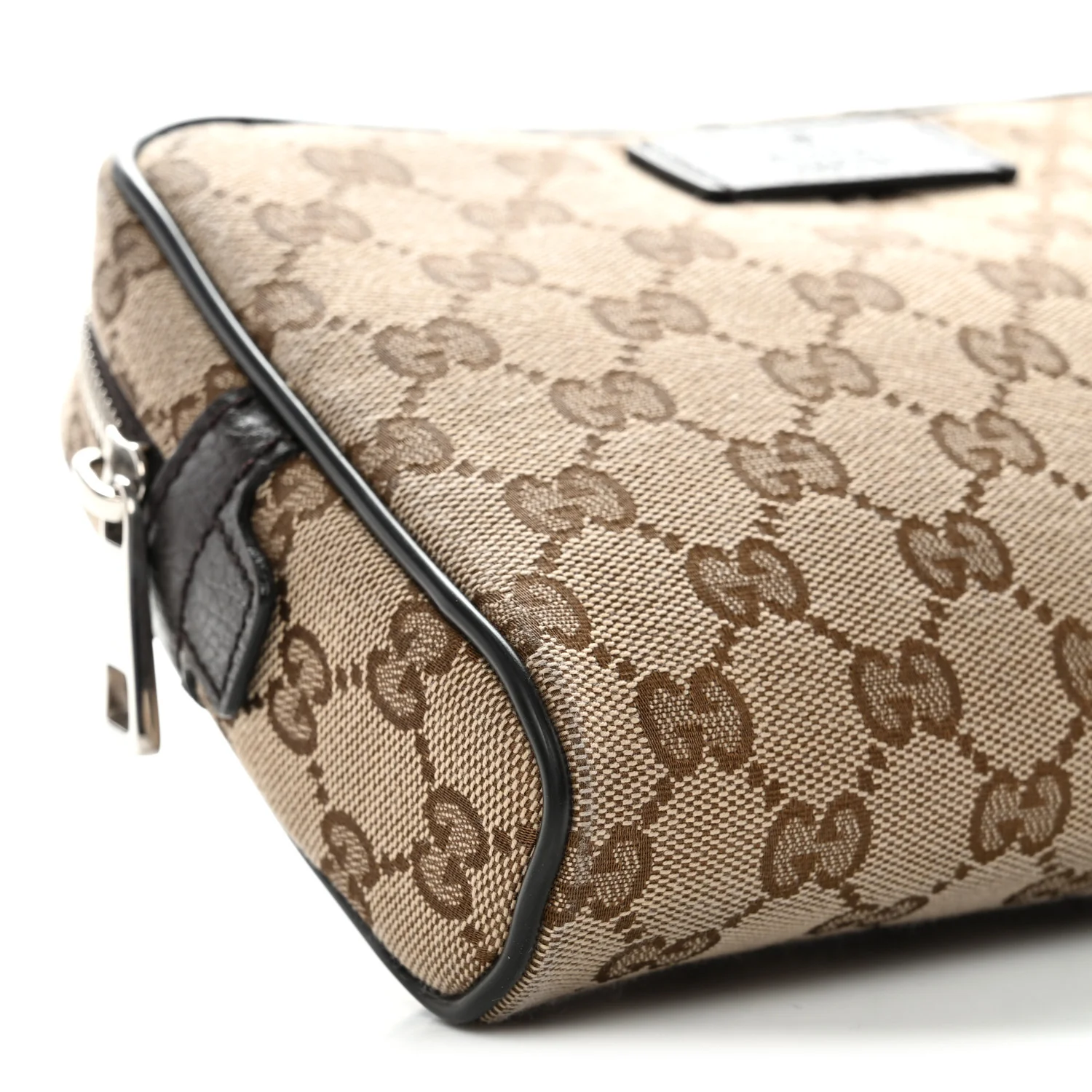 Monogram Dollar Calfskin Belt Bag Beige Ebony Testa di Moro Marrone Scuro - Image 9