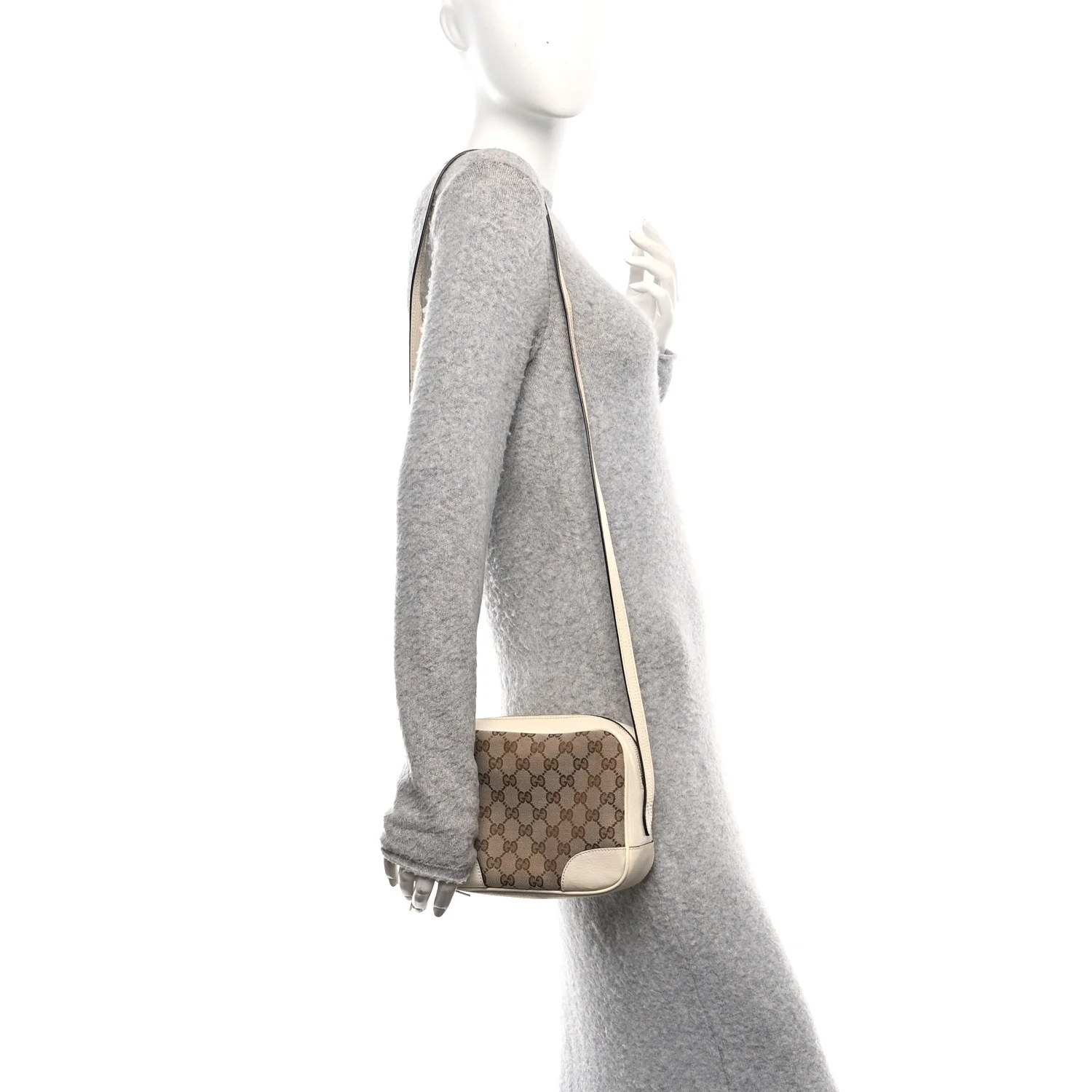 Monogram Dollar Calfskin Mini Bree Messenger Bag Beige Ebony Avoire - Image 2