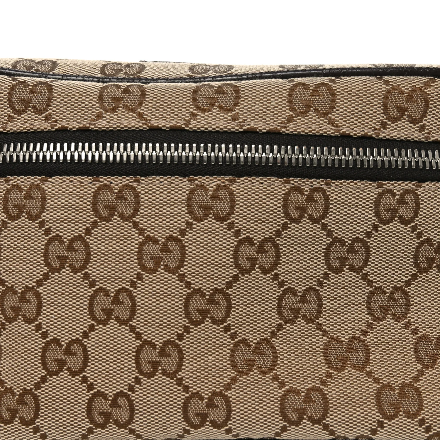 Monogram Dollar Calfskin Waist Pouch Beige Ebony Testa di Moro Marrone Scuro - Image 8