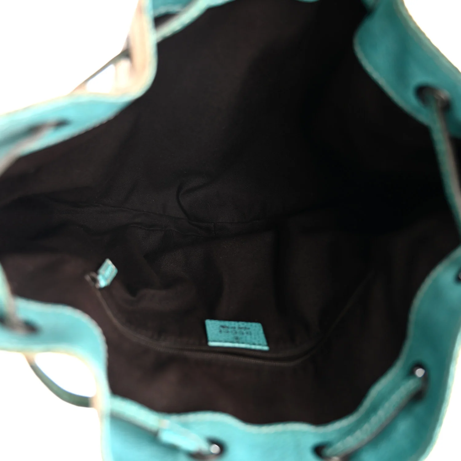 Monogram Drawstring Hobo Turquoise - Image 5