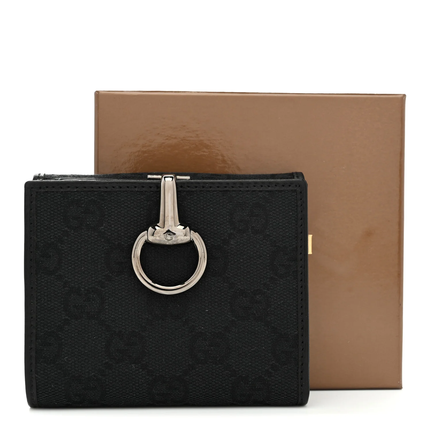 Monogram Glam French Flap Wallet Black - Image 8