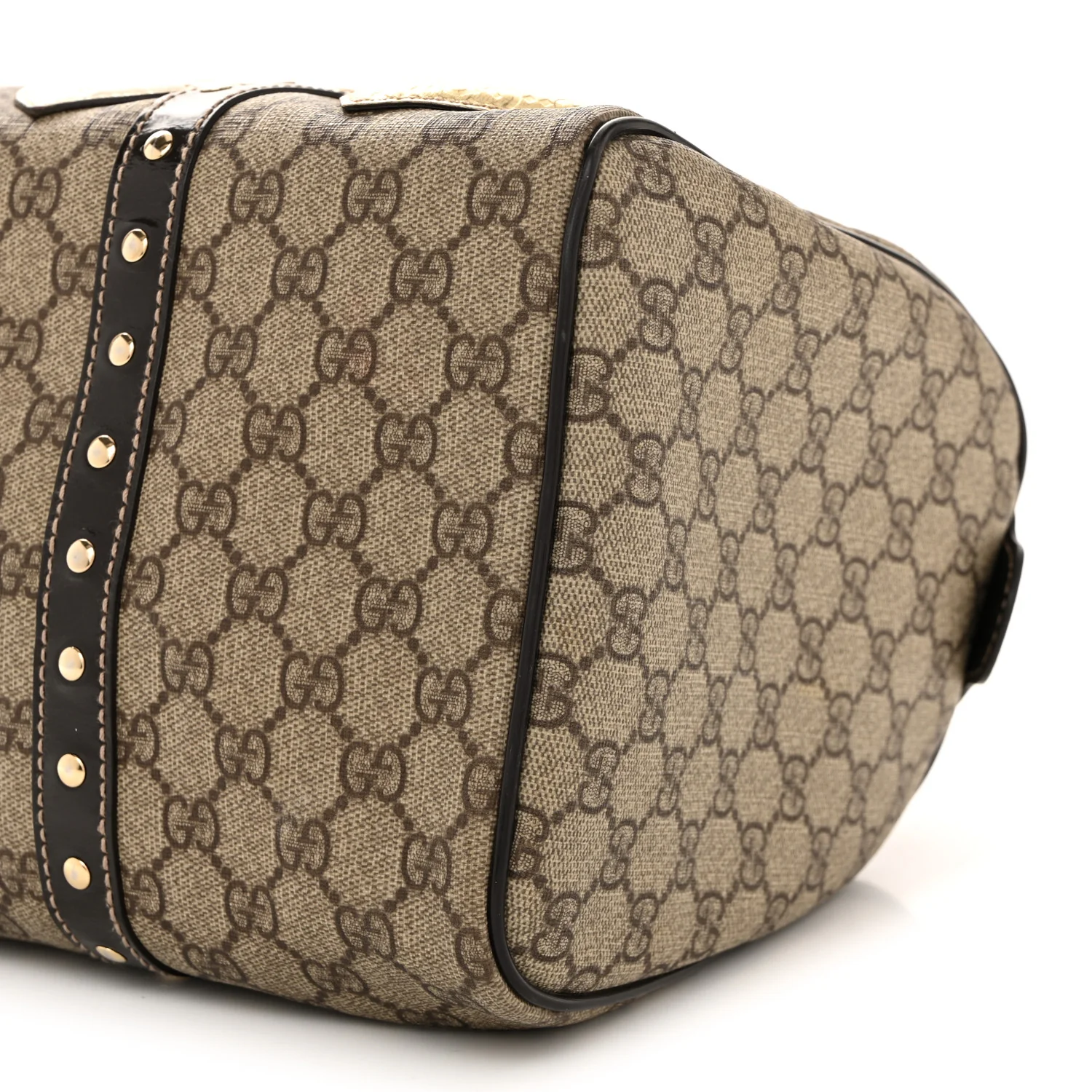 Monogram Guccissima Hearts Studded Medium Joy Boston Dark Brown - Image 10