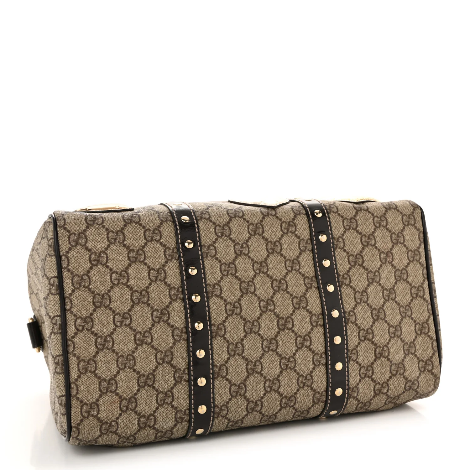 Monogram Guccissima Hearts Studded Medium Joy Boston Dark Brown - Image 4