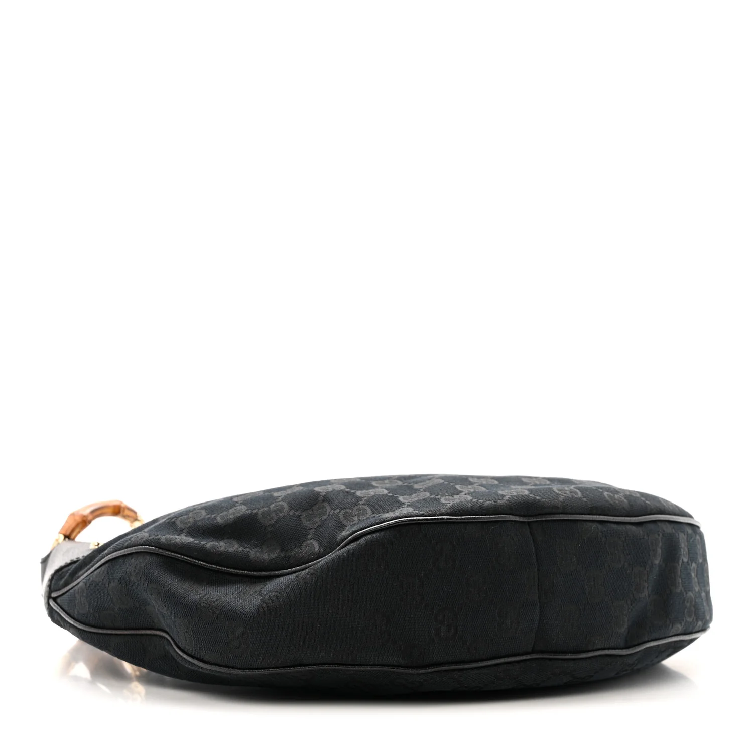 Monogram Half Moon Bamboo Ring Hobo Black - Image 4