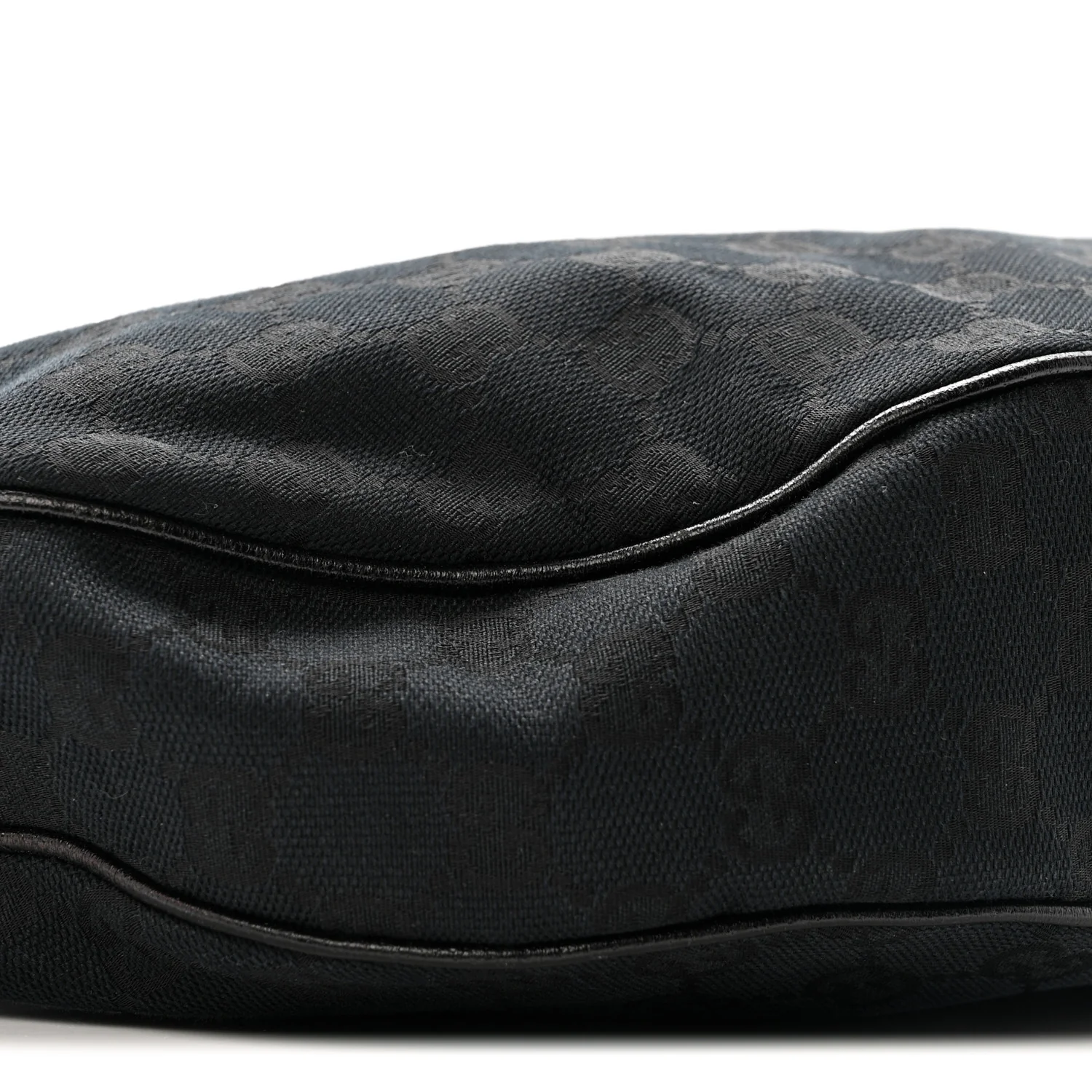 Monogram Half Moon Bamboo Ring Hobo Black - Image 9