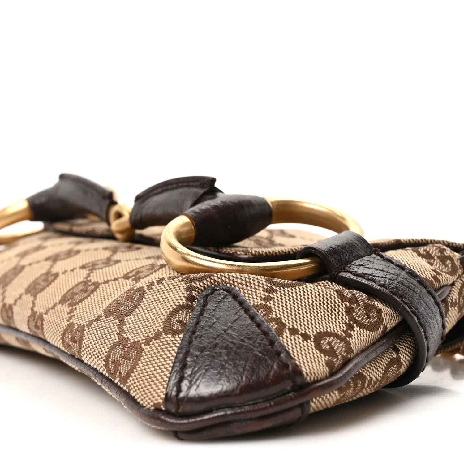 Monogram Horsebit Clutch Dark Brown - Image 10