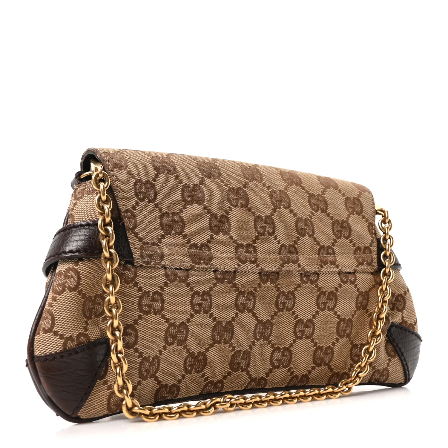 Monogram Horsebit Clutch Dark Brown - Image 3