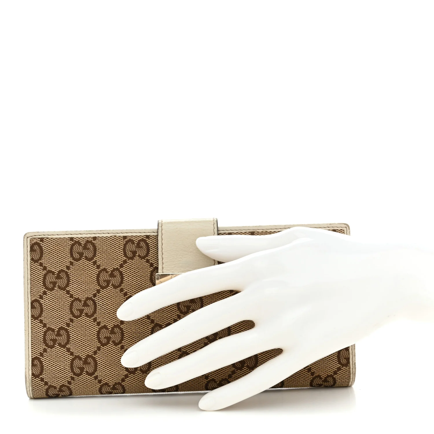 Monogram Icon Bar Continental Flap Wallet Off White - Image 2