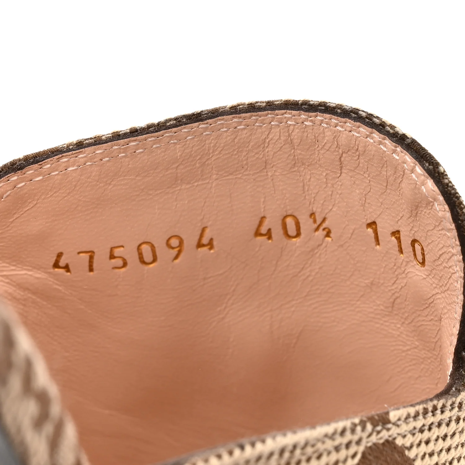 Monogram Jumbo GG Malaga Kid Womens Princetown Slippers 40.5 Camel Ebony New Acero Beige - Image 8