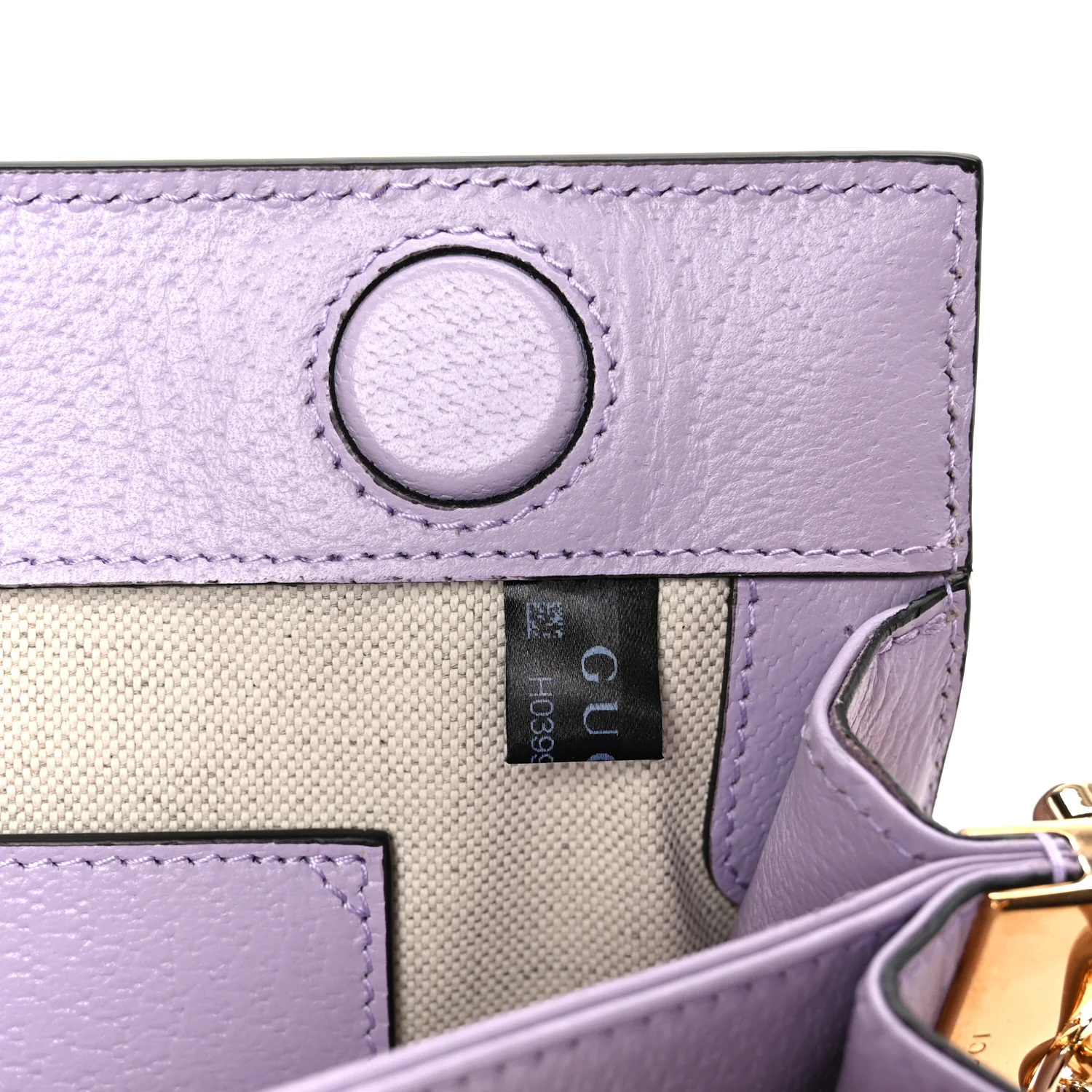Monogram Jumbo GG Textured Dollar Calfskin Small Ophidia Chain Shoulder Bag Beige Lapis - Image 7
