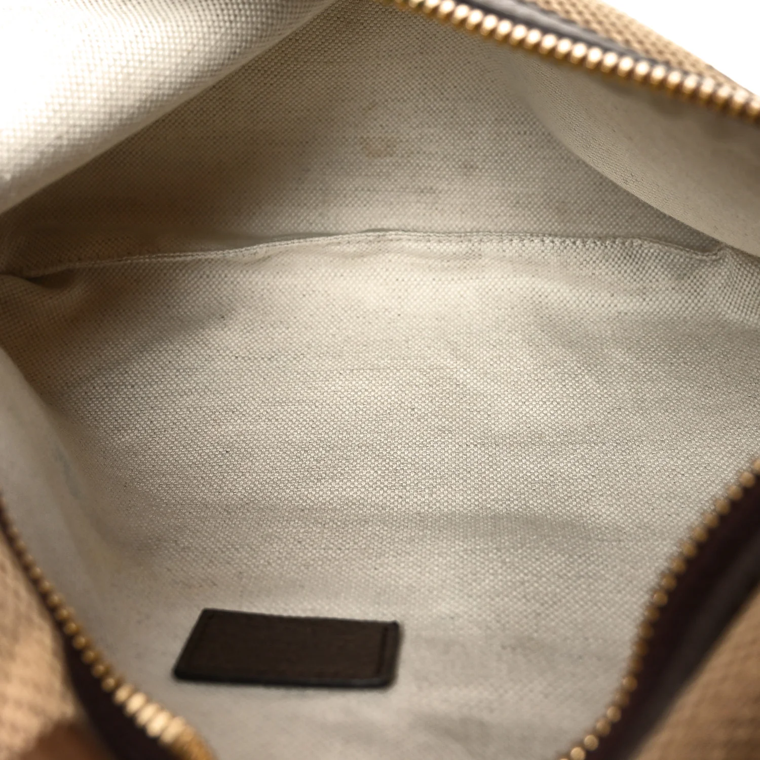 Monogram Jumbo GG Textured Dollar Calfskin Web Belt Bag Camel Ebony New Acero - Image 5