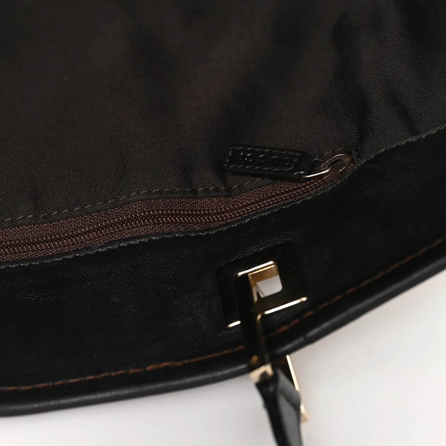 Monogram Large Bucket Tote Dark Brown - Image 11