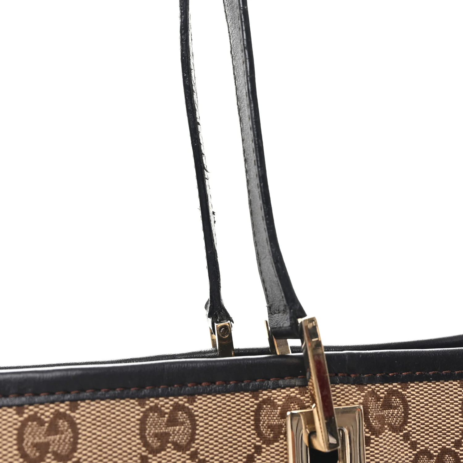 Monogram Large Bucket Tote Dark Brown - Image 12