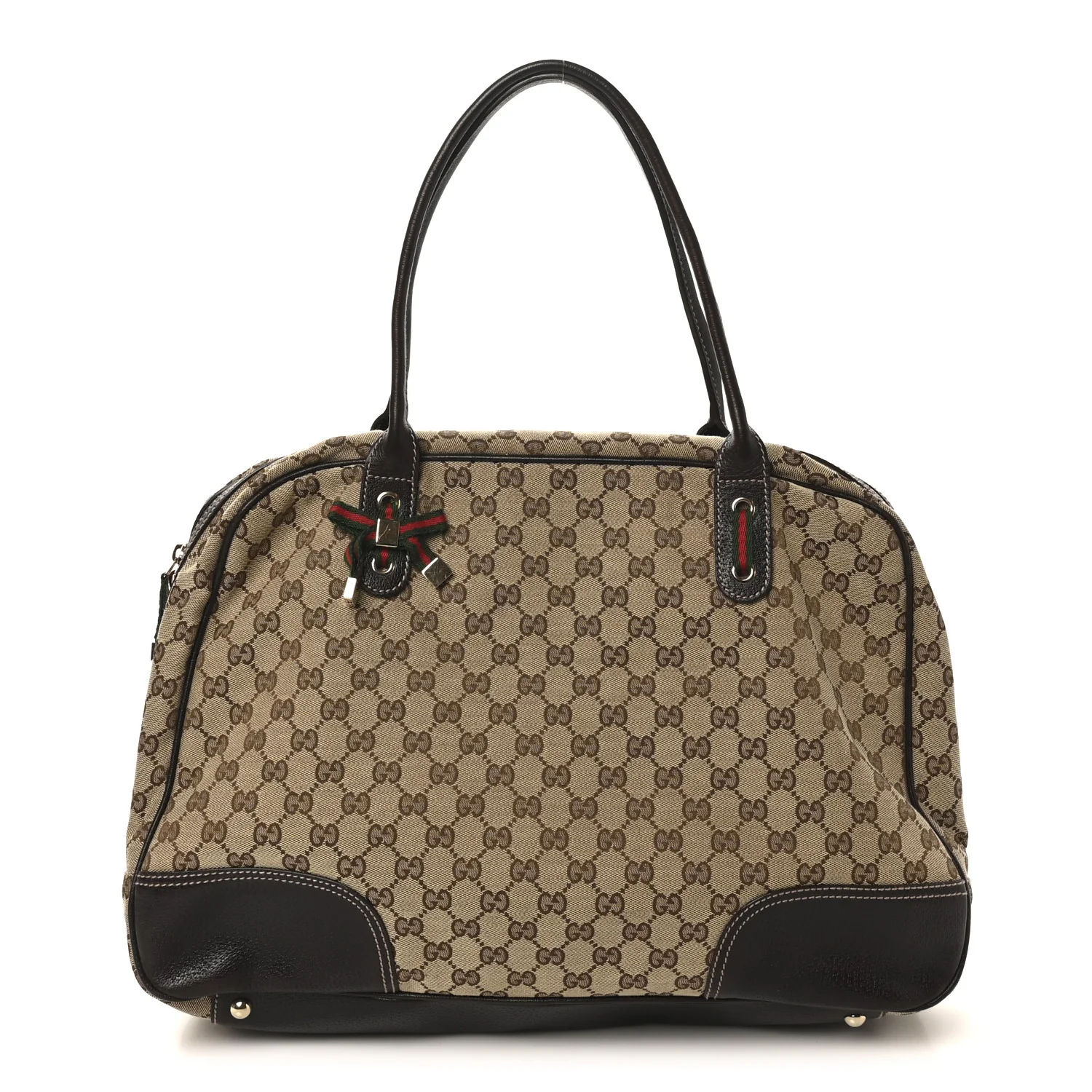 Monogram Large Princy Duffle Bag Dark Brown