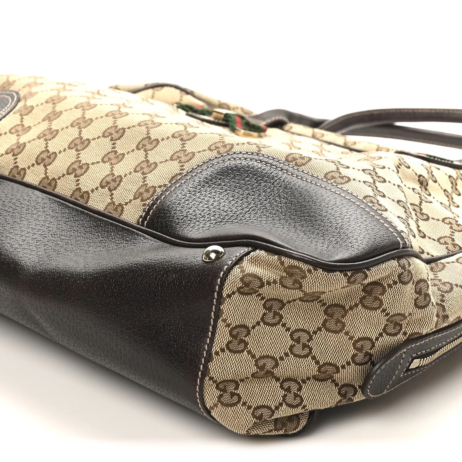 Monogram Large Princy Duffle Bag Dark Brown - Image 10