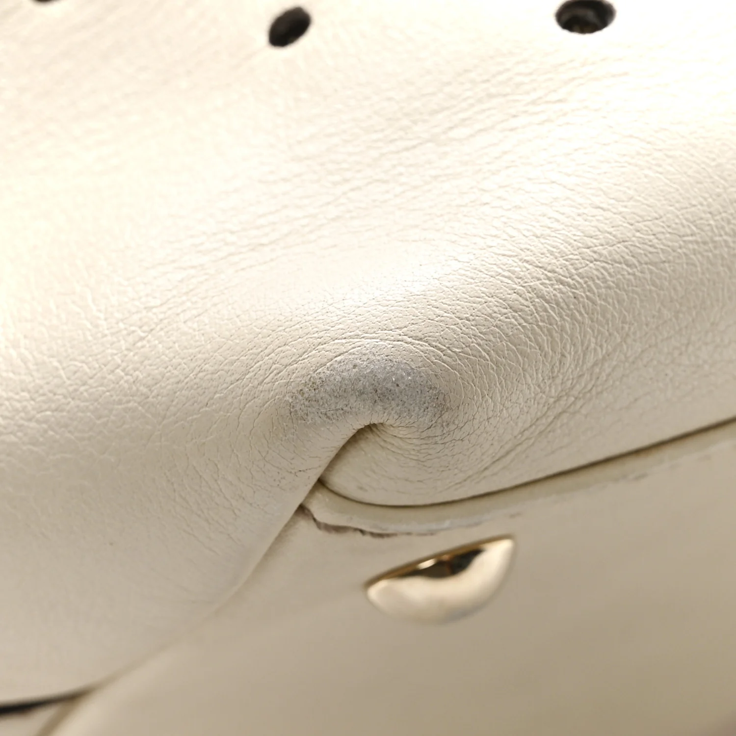 Monogram Large Punch Tote Off White - Image 12