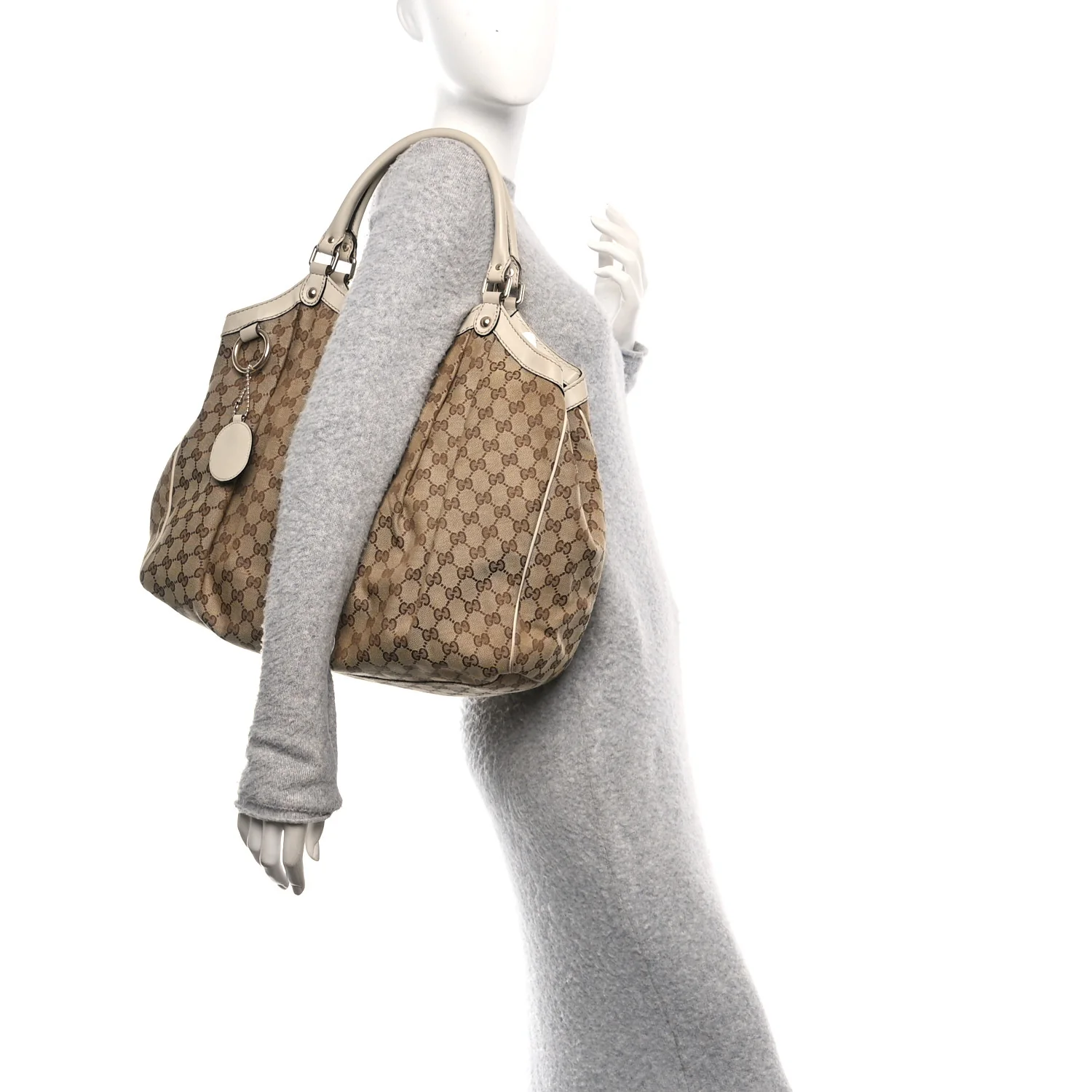 Monogram Large Sukey Tote Off White - Image 2