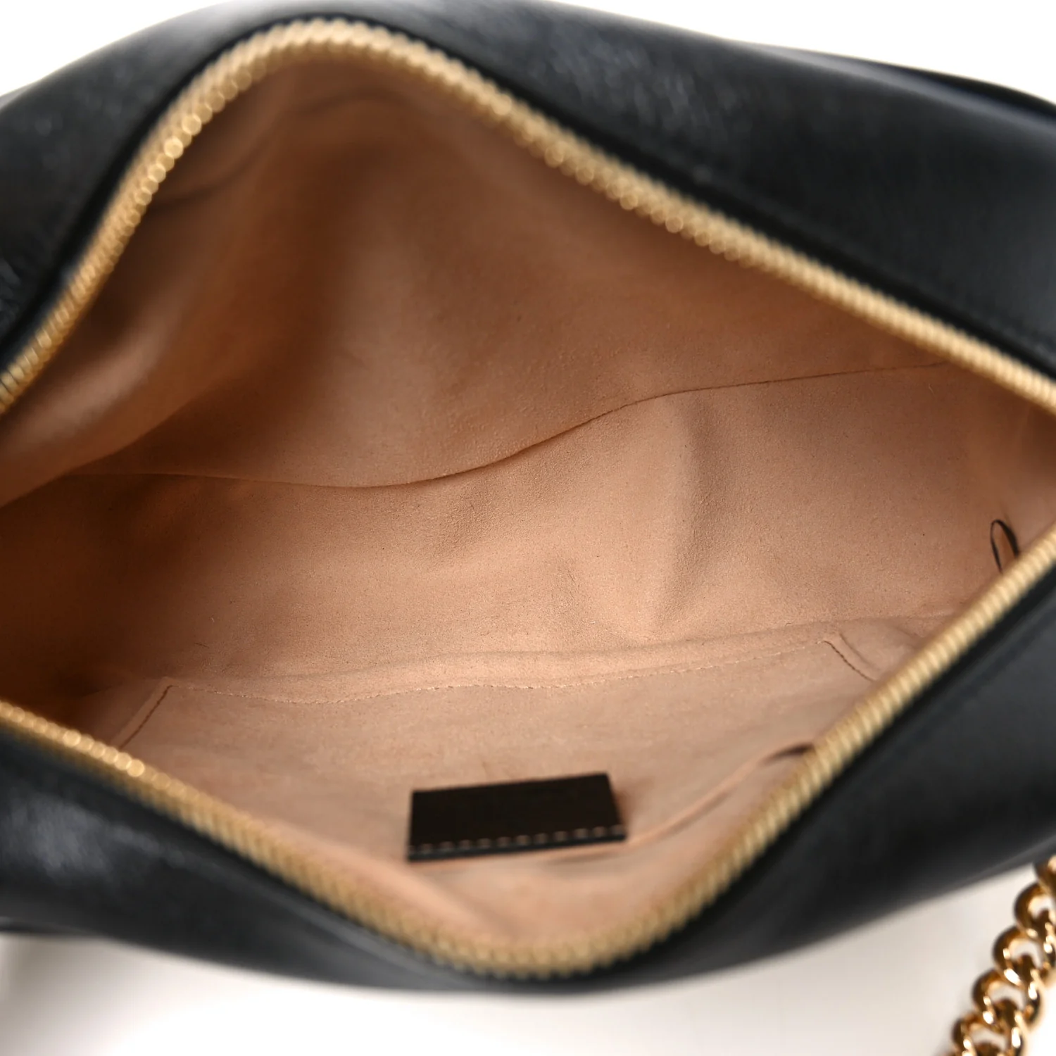Monogram Matelasse Diagonal Small GG Marmont Chain Shoulder Bag Beige Black - Image 5