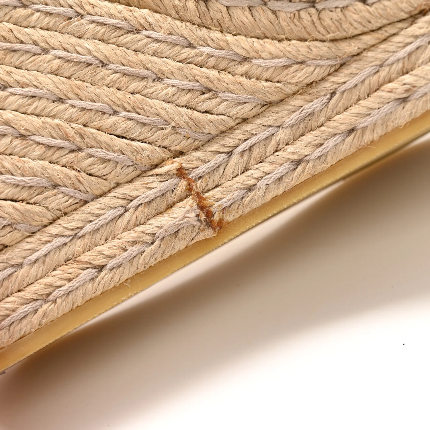 Monogram Matelasse GG Marmont Ankle Wrap Platform 35/120mm Espadrille Wedges 37 Beige Ebony Black Sand Storm - Image 12