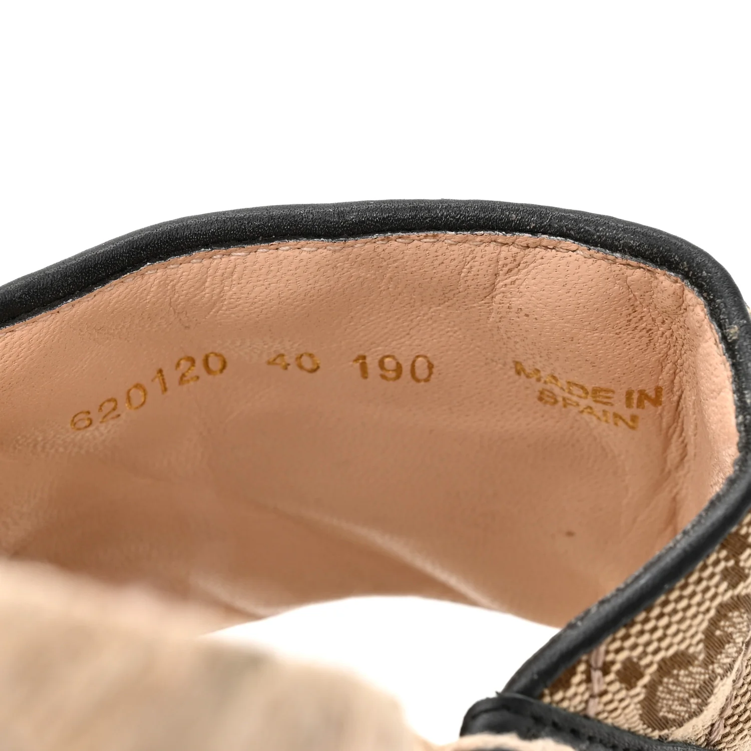 Monogram Matelasse GG Marmont Espadrille 20mm Slide Sandals 40 Beige Ebony Black - Image 9